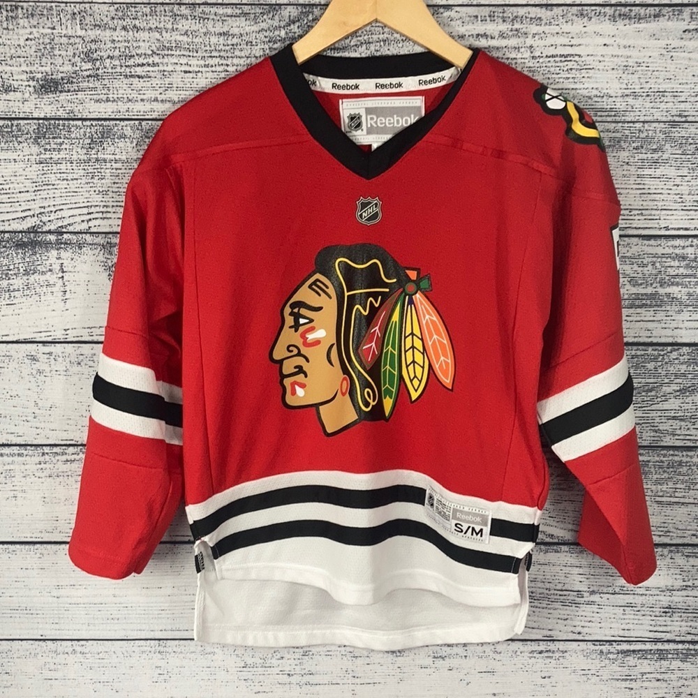 Reebok NHL Chicago BlackHawks Crawford Jersey